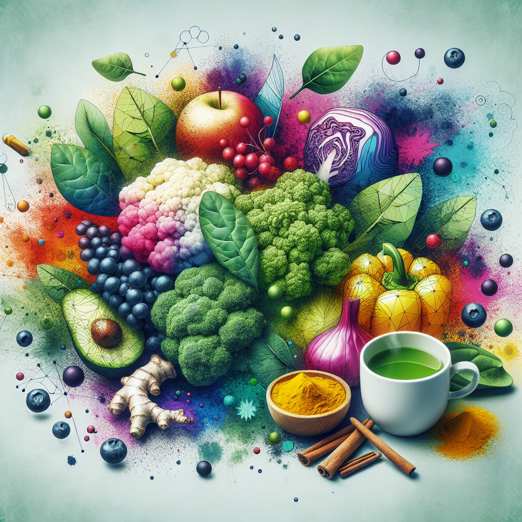 1. Fructe de padure2. Legume crucifere broccoli varza conopida3. Spanac4. Turmeric5. Ceai verde