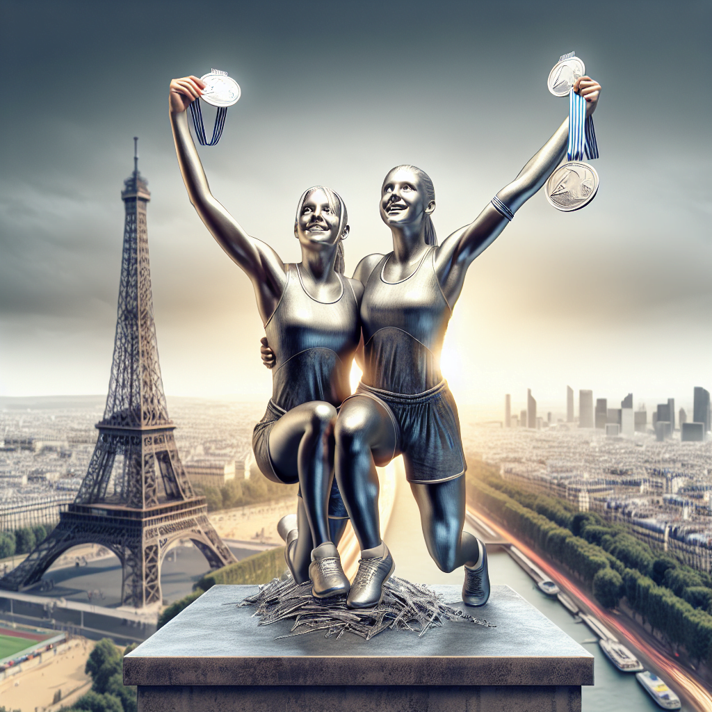 Argint olimpic pentru Gianina si Ionela la Paris