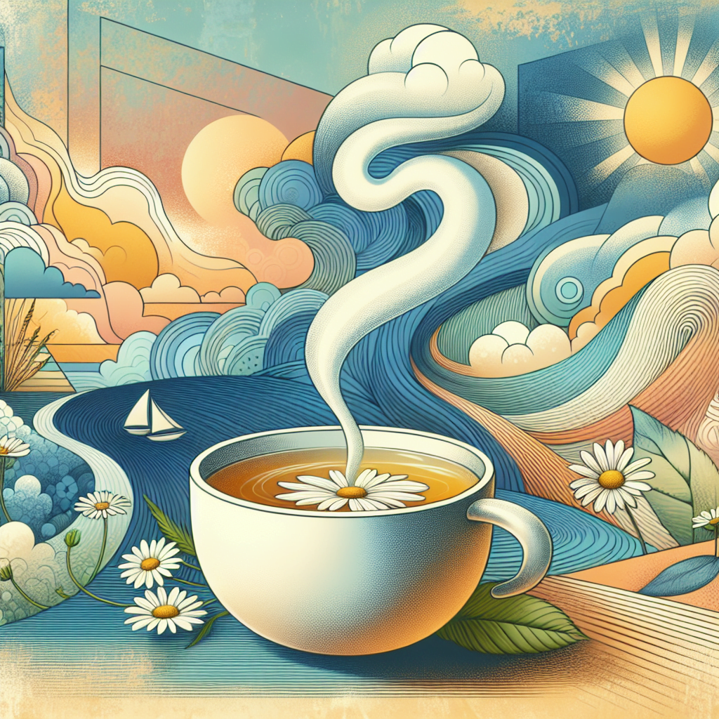 Ceai de musetel pentru calmarea nervilor