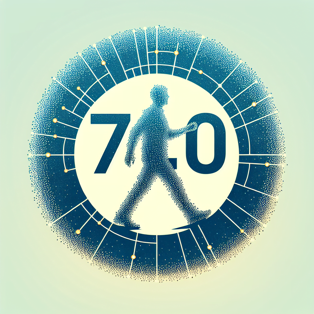 Cel putin 7.000 de pasi zilnic