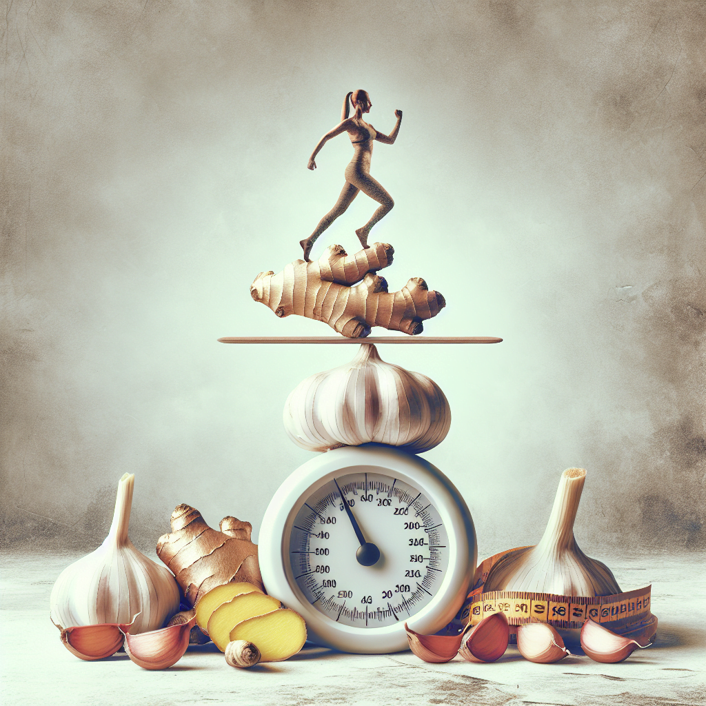 Combinatia dintre usturoi si ghimbir ajuta la slabit