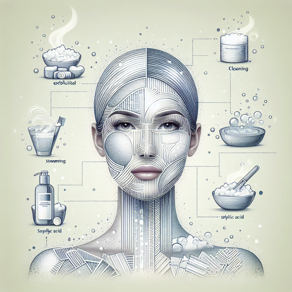 Exfoliere aburi benzile curate produse salicilice