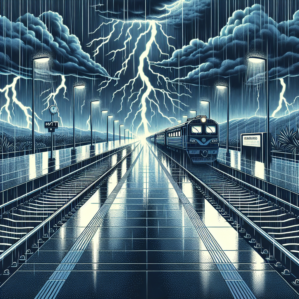 Intarzieri in circulatia trenurilor din vest din cauza furtunii