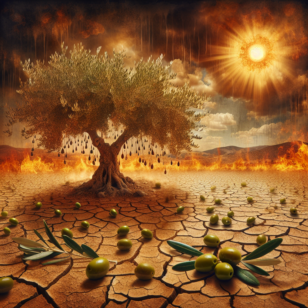 Temperaturile ridicate reduc productia de masline