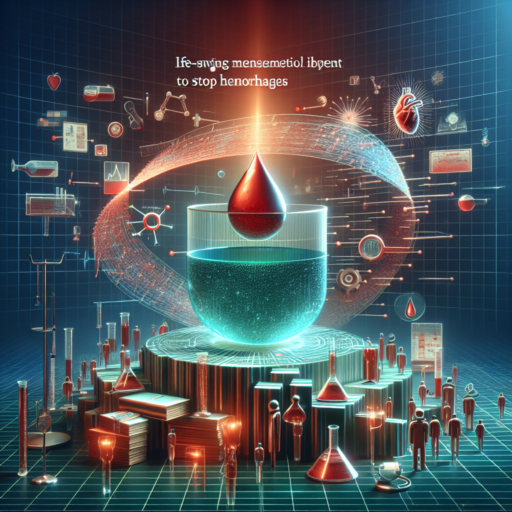 Un gel pentru oprirea hemoragiilor aprobarea comercializării. 1 Un gel pentru oprirea hemoragiilor aprobarea comercializarii