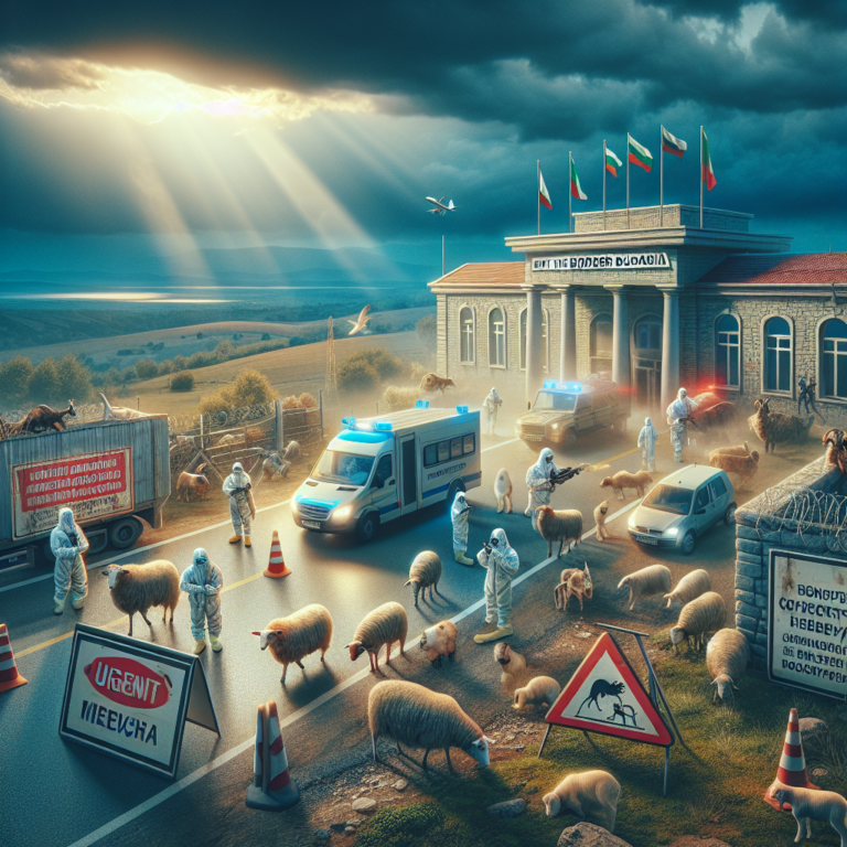 ALERTA la granita cu Bulgaria dupa confirmarea unui focar de variola ovina si caprina. Masuri de urgenta impuse de ANSVSA