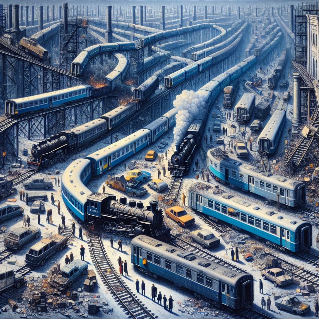 CFR Trafic feroviar temporar oprit Turceni – Filiasi deraiere locomotiva. Trenuri afectate