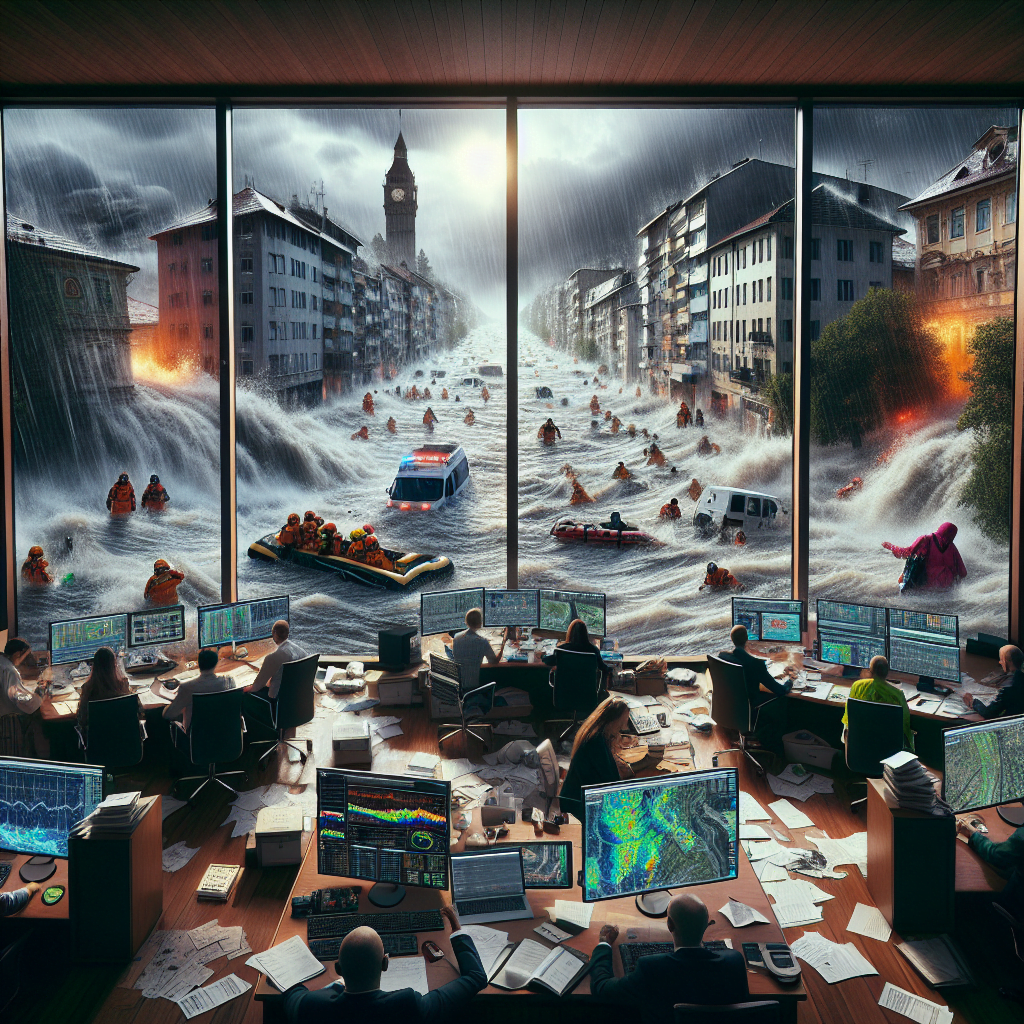 Inundatii apocaliptice in Romania. Celula de criza la Ministerul Sanatatii