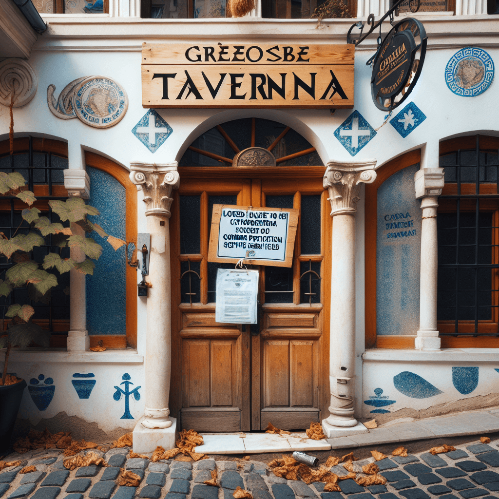 Taverna greceasca din Bucuresti inchisa de Protectia Consumatorilor dupa o sesizare a clientilor