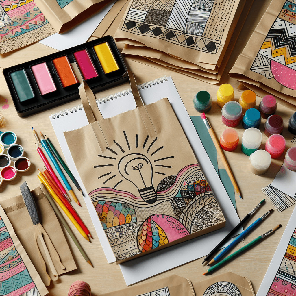 Idei originale pentru decorarea pungilor de hartie