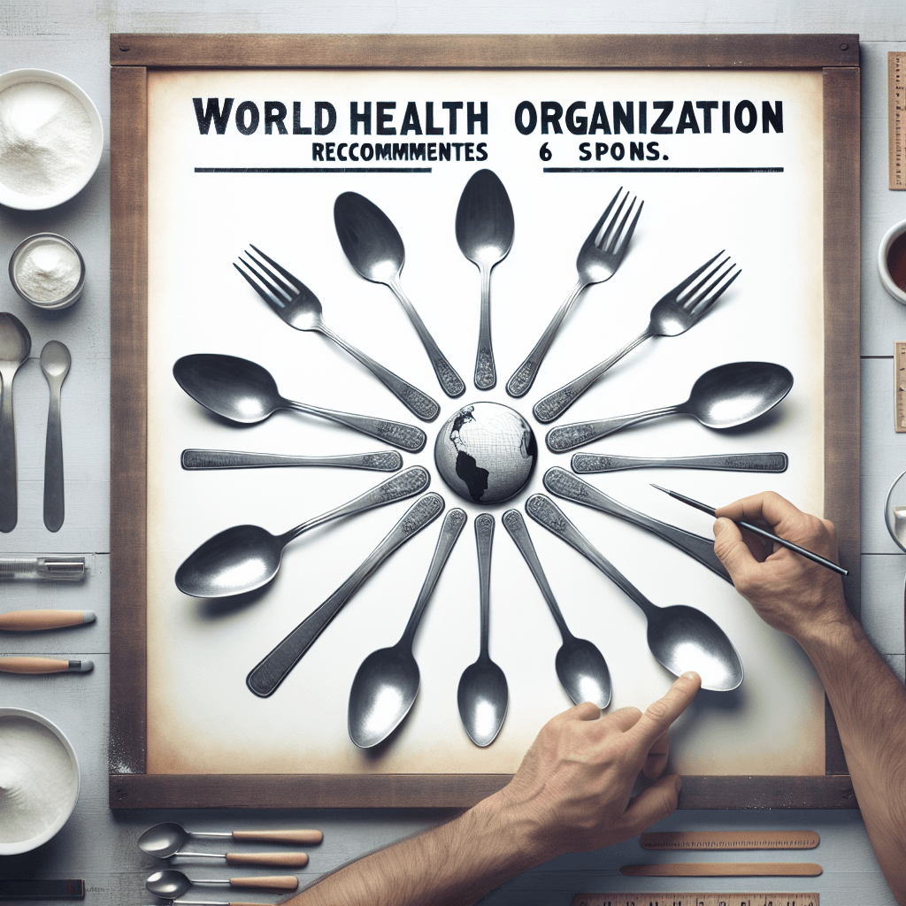 Organizatia Mondiala a Sanatatii recomanda 6 lingurite