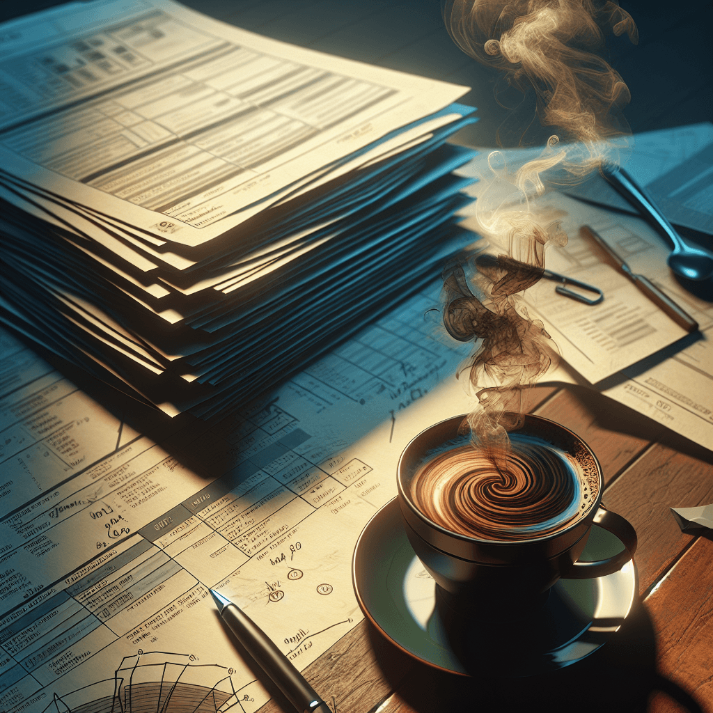 Ritualul matinal cafea si dosare revizuite