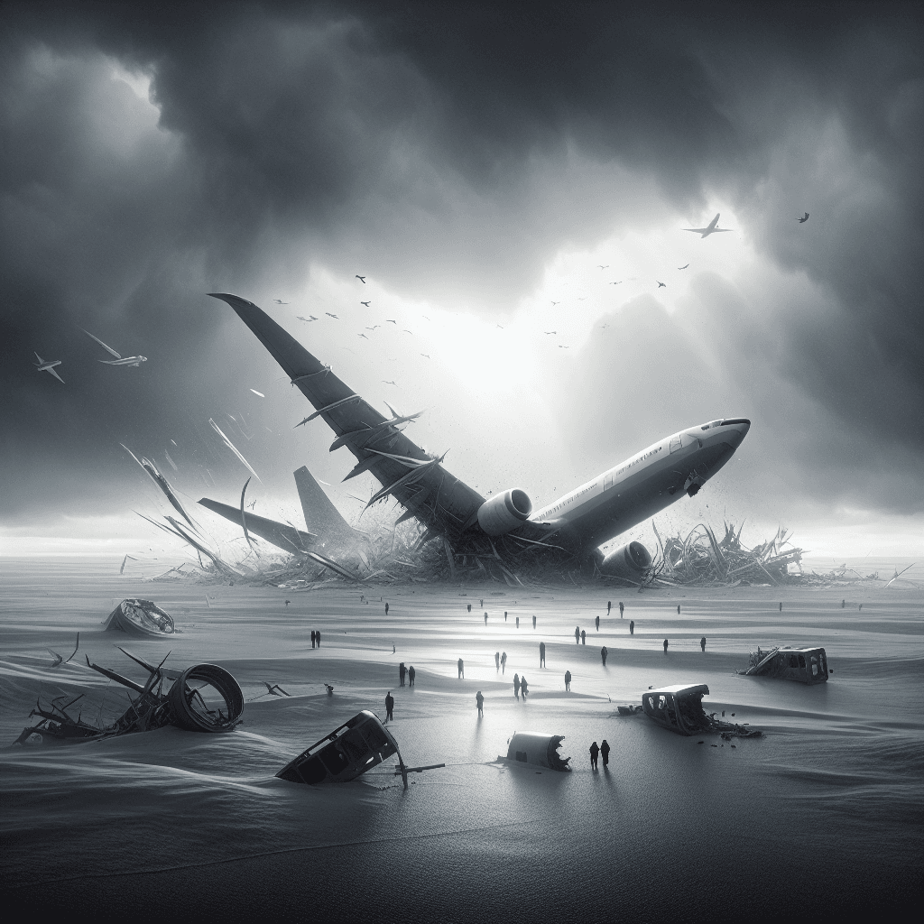 Avion prabusit in Coreea de Sud 181 decedati