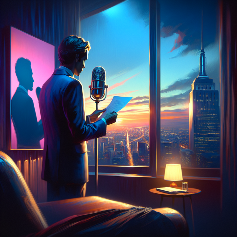 Un lider politic pregateste discurs diseara