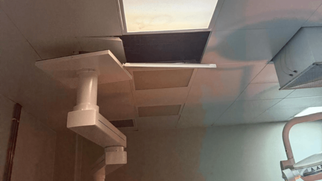 Tavan prabusit peste pacient in timpul operatiei la Marius Nasta