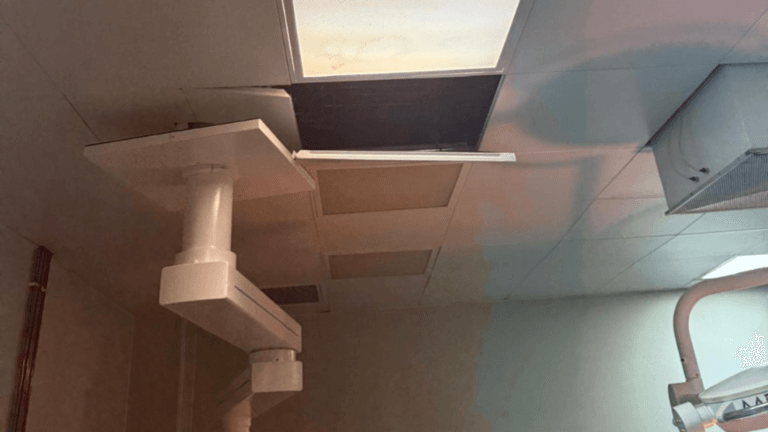 Tavan prabusit peste pacient in timpul operatiei la Marius Nasta