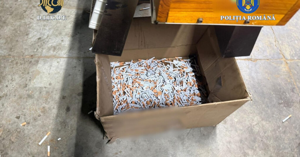 Fabric clandestin de tigarete descoperit n Timioara DIICOT a gsit sute de baxuri i tone de tutun