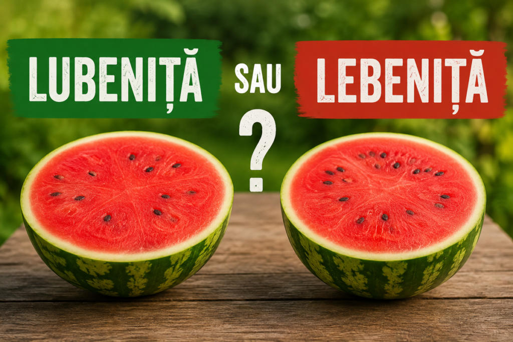 cum se scrie corect lubenita sau lebenita eroarea frecventa intalnita printre romani