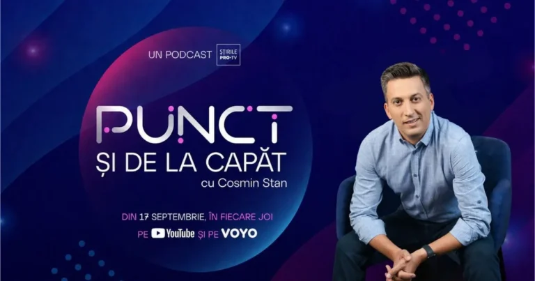 Podcast nou lansat de Știrile PRO TV, cu Cosmin Stan