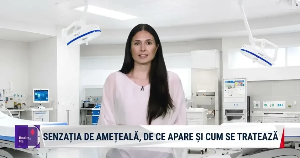 Realitatea Medicală cu Nicole Păcuraru: De ce simți amețeală? 1 Realitatea Medicală cu Nicole Păcuraru: De ce simți amețeală?