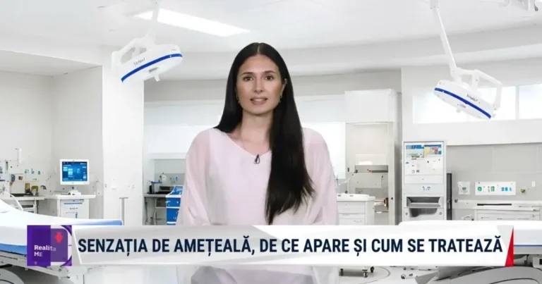Realitatea Medicală cu Nicole Păcuraru: De ce simți amețeală?