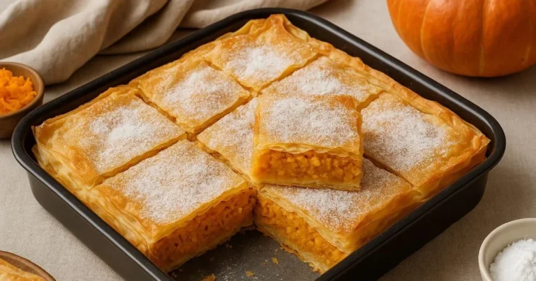 Secretul plăcintei cu dovleac: ingredientul care previne lăsarea și umezeala