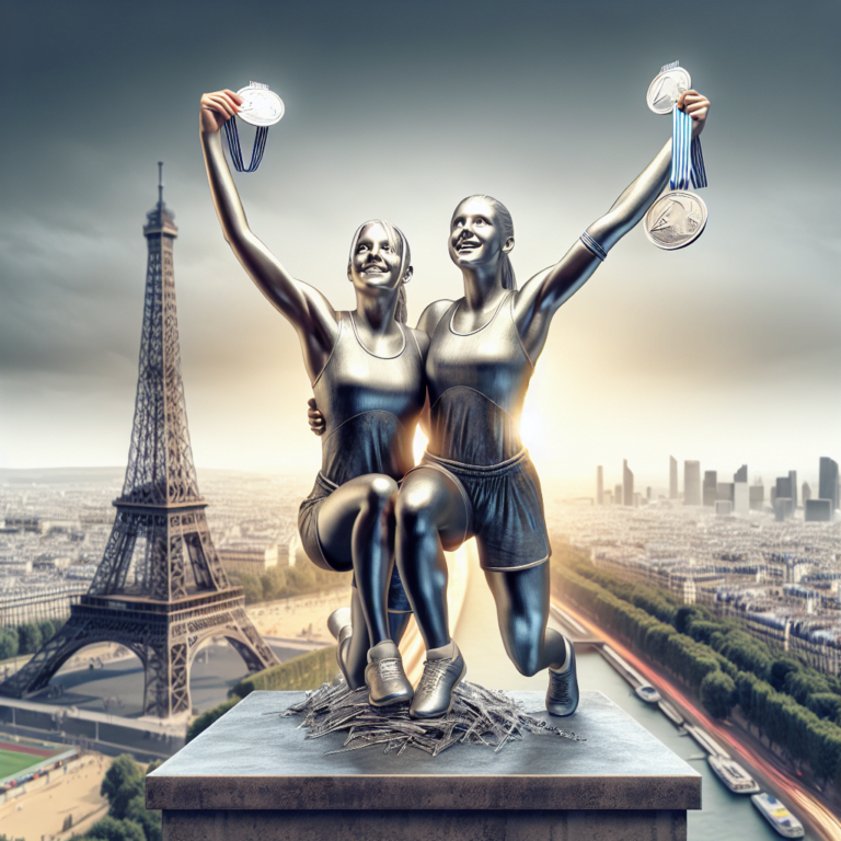 Argint olimpic pentru Gianina și Ionela la Paris! Argint olimpic pentru Gianina si Ionela la Paris