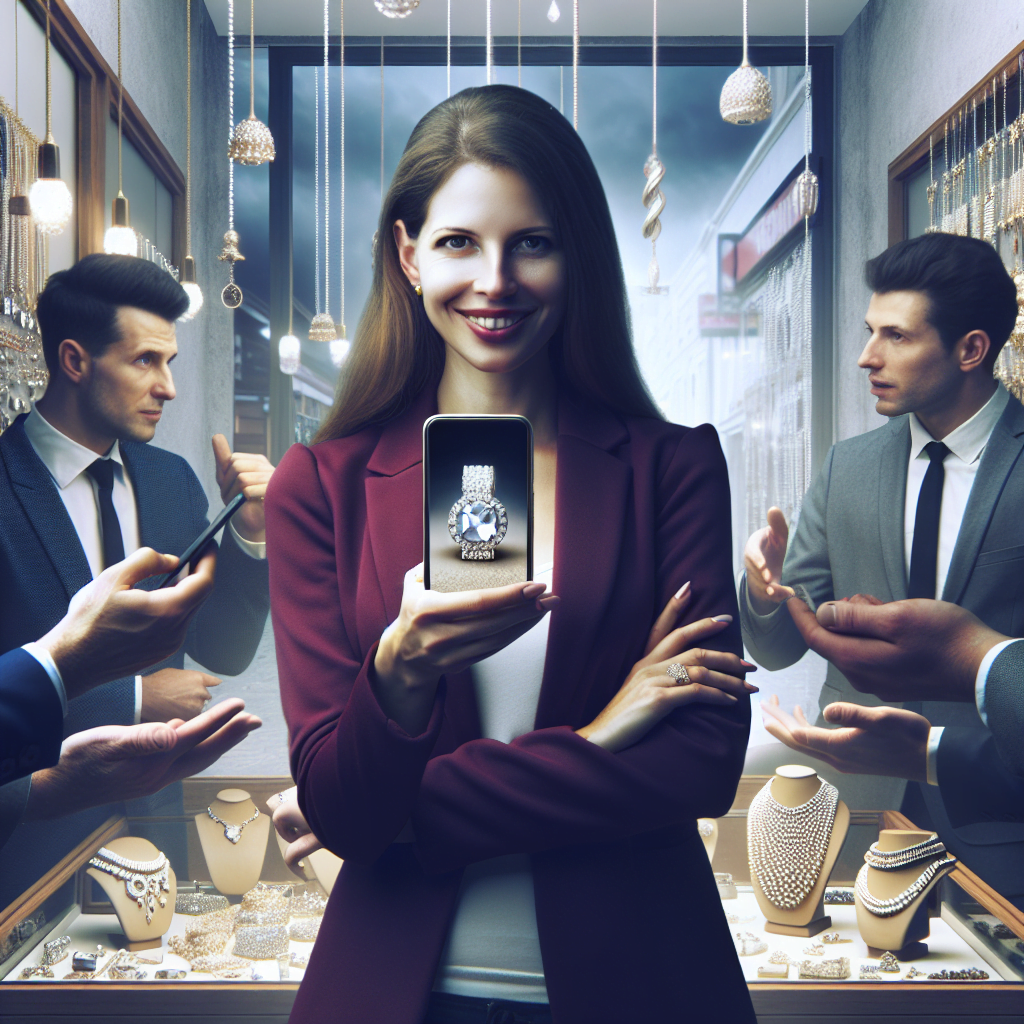 Romanca a pacalit vanzatori de bijuterii cu aplicatie