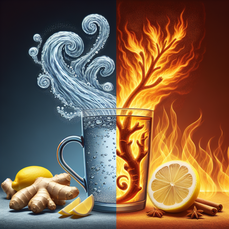 Ceai de ghimbir sau apa cu lamaie