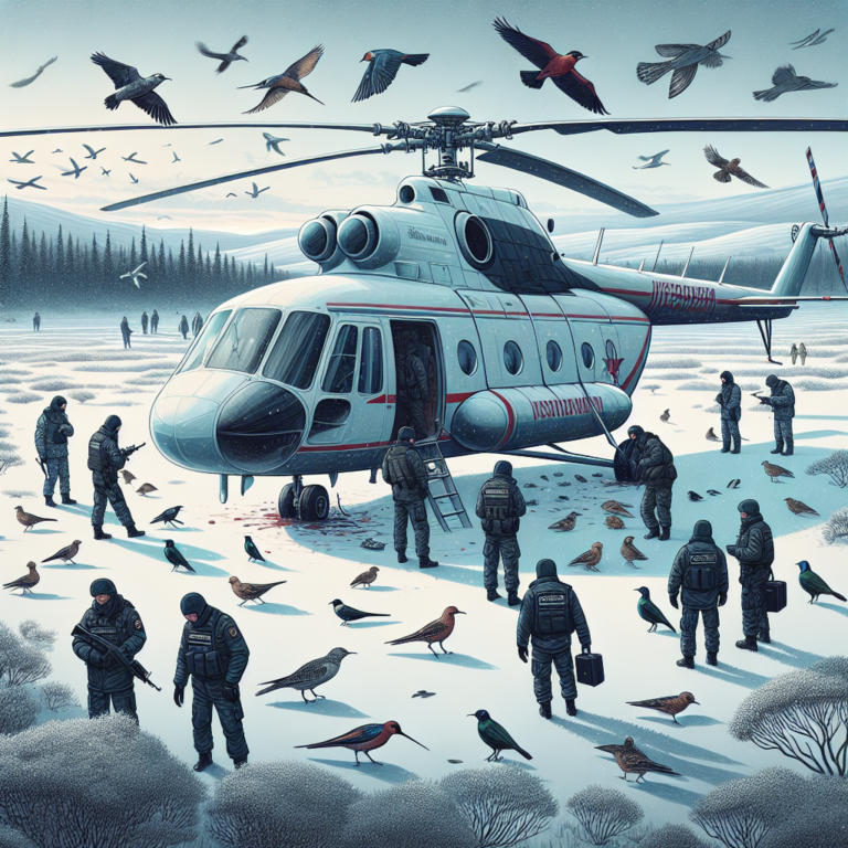 Elicopter privat retinut in Rusia pentru pus in pericol pasari rare