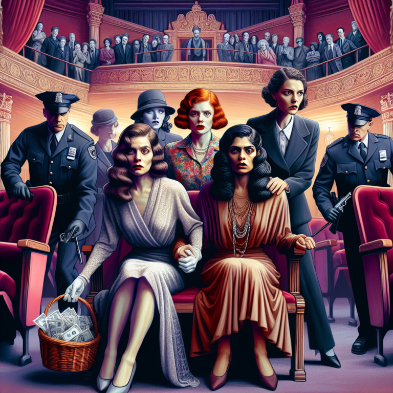 Trei femei suspectate de delapidare arestate la teatru