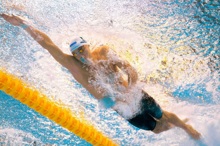 David Popovici campion mondial la 100 metri liber