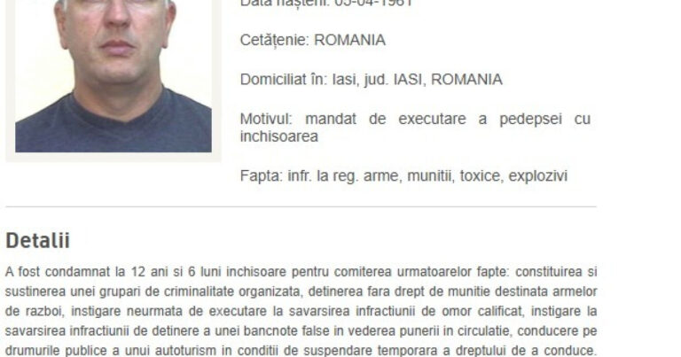 Rusia l a predat Romaniei pe Vasile Rodideal unul dintre cei mai cautati infractori aflat pe lista Most